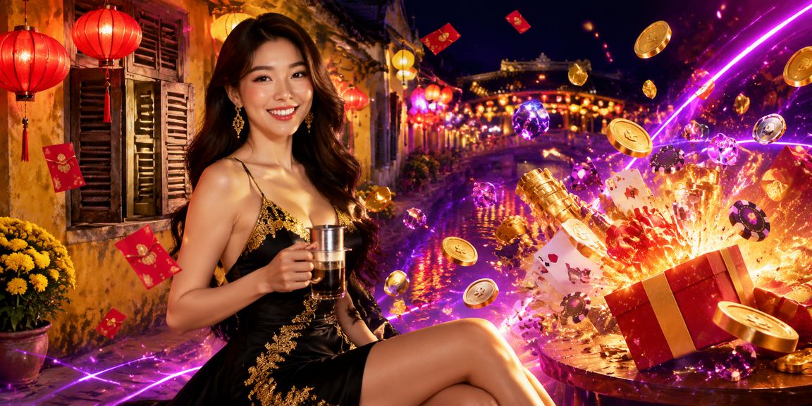 Người dùng đọc điều khoản và tạo tài khoản tại quán cà phê Hội An